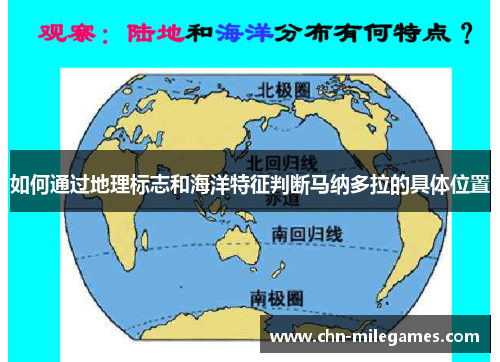 如何通过地理标志和海洋特征判断马纳多拉的具体位置